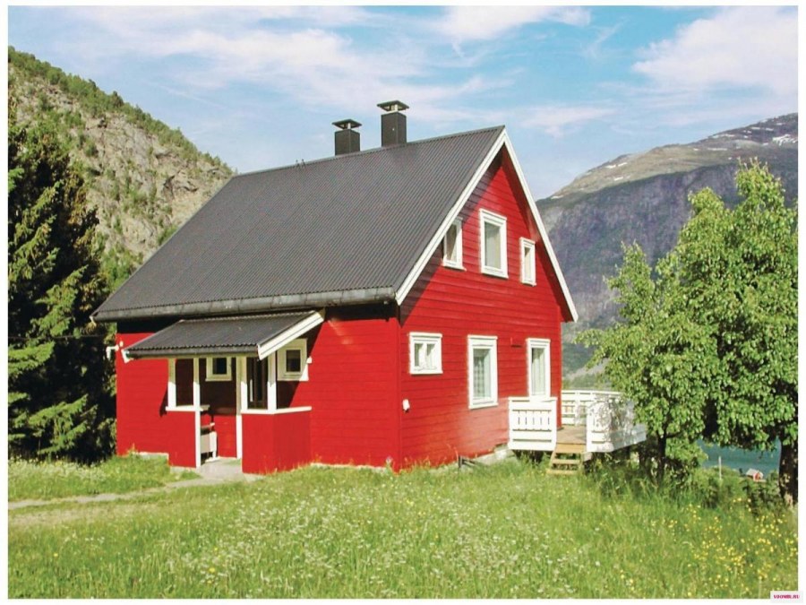 Красные Норвежские дома