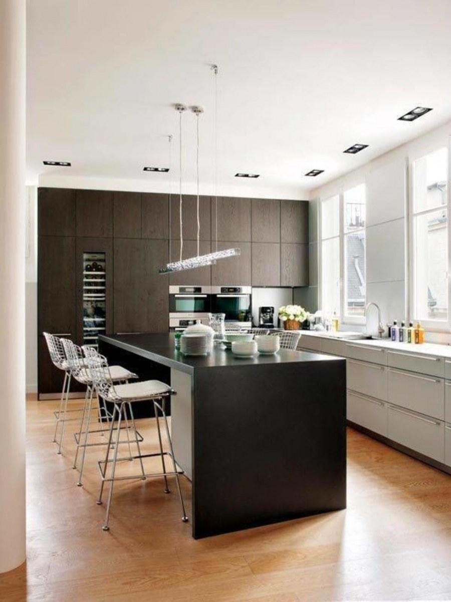 Парижская кухня интерьер