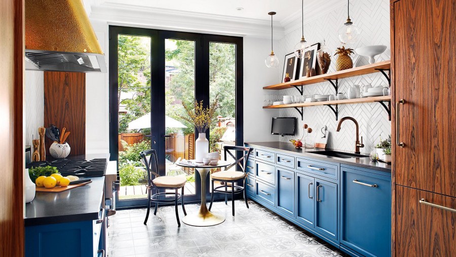 Парижская кухня интерьер