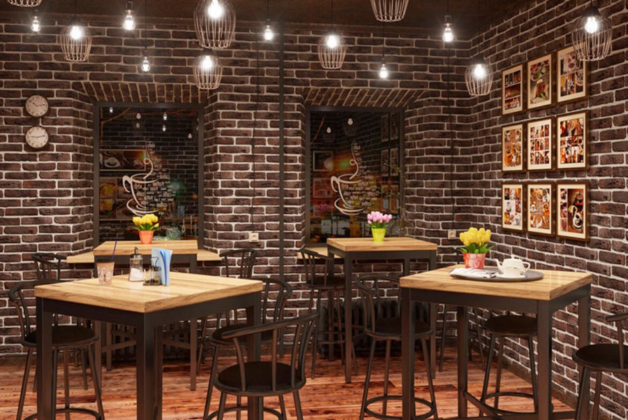 Декоративный кирпич в интерьере