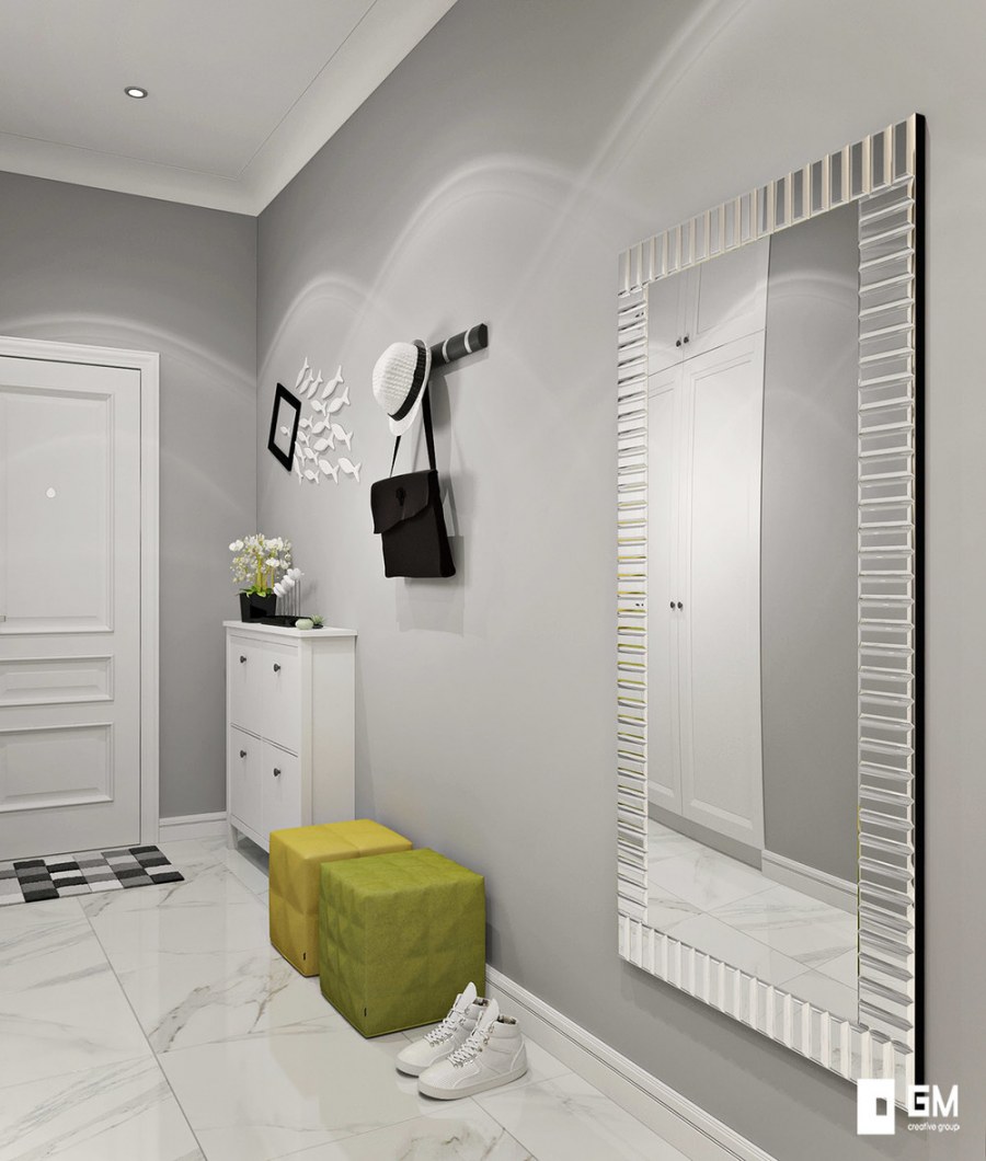 Прихожая в стиле Сканди