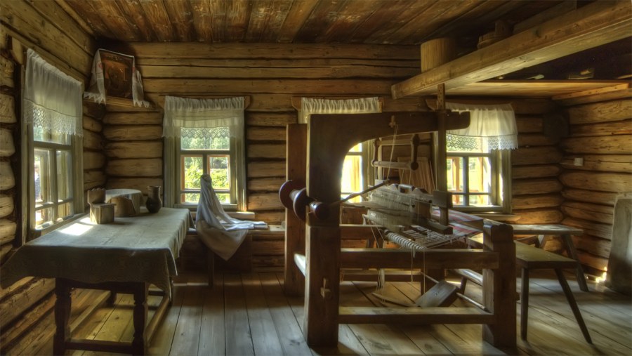 Музей деревянного зодчества в Костроме изба