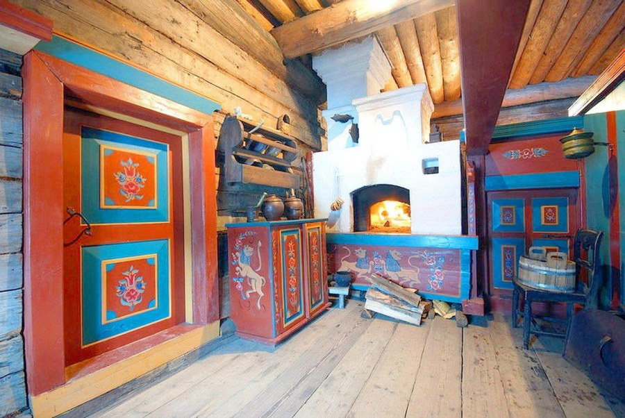 Интерьер Северной избы Архангельской области