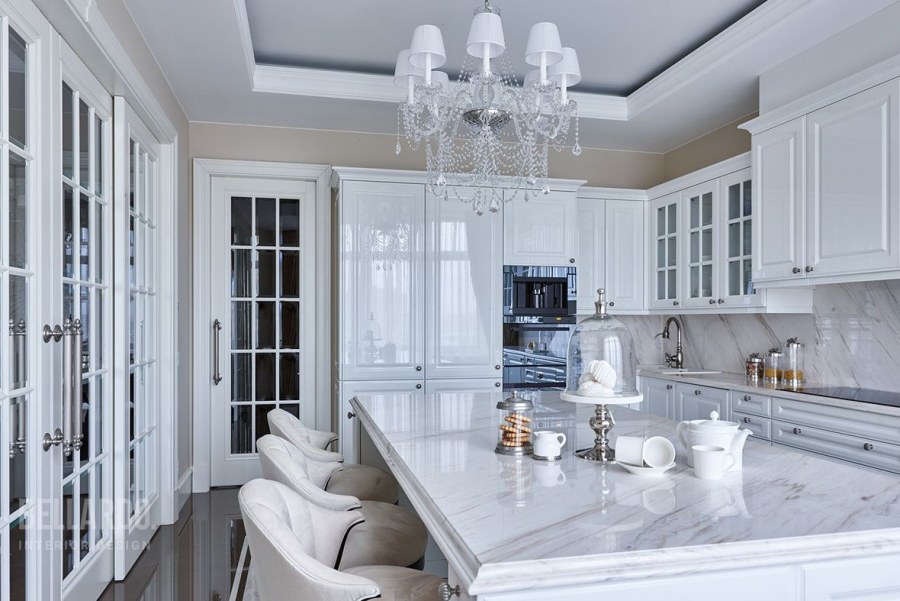 Белая кухня Неоклассика Неоклассика белая кухня