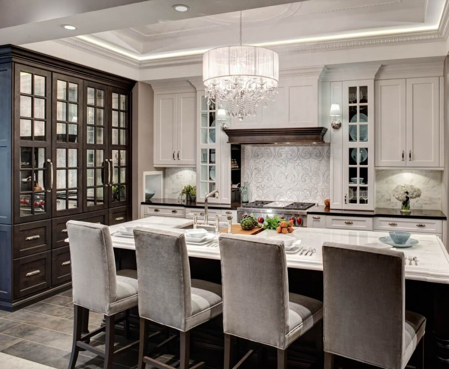 Кухня Полуостровная Неоклассика