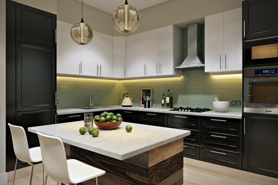 Современный интерьер кухни