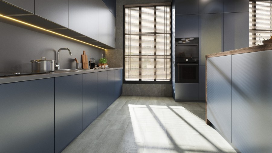 Плитка SPC серая