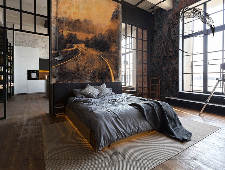 Граффити в интерьере