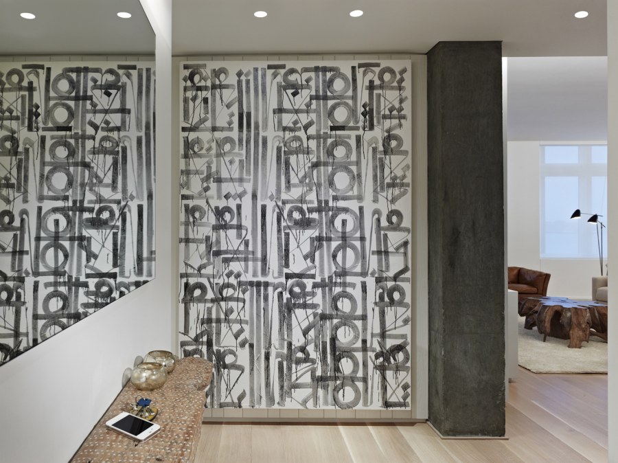 Расписные стены в стиле лофт