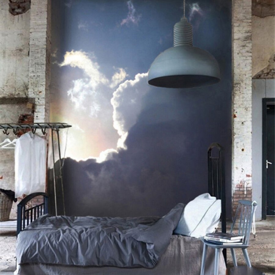 Расписные стены в стиле лофт