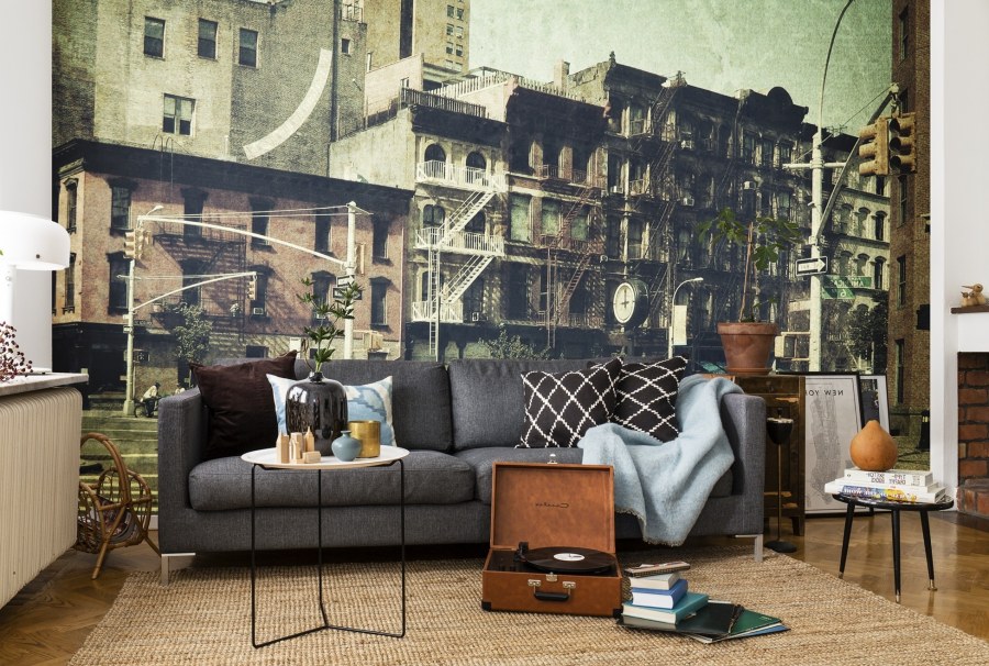 Креативная роспись стен в стиле лофт