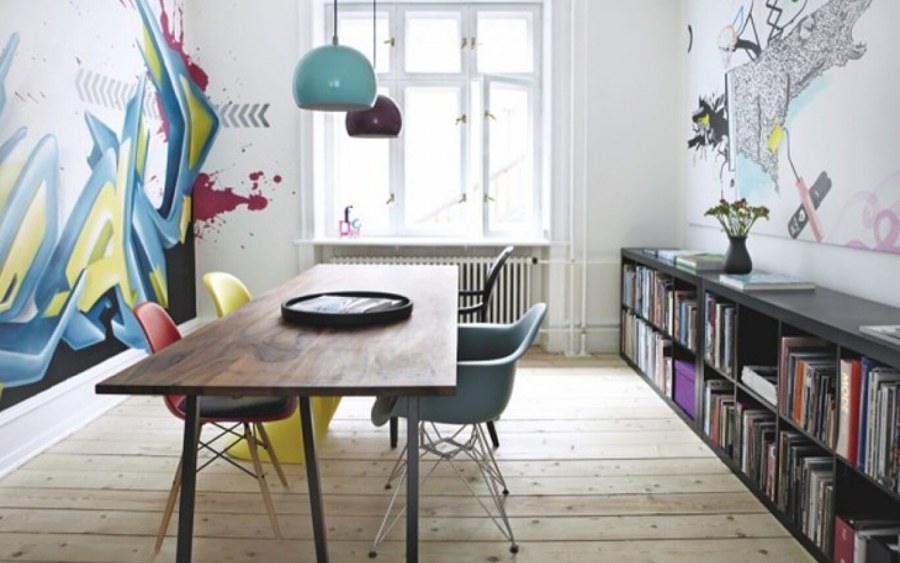 Стены в подростковой комнате