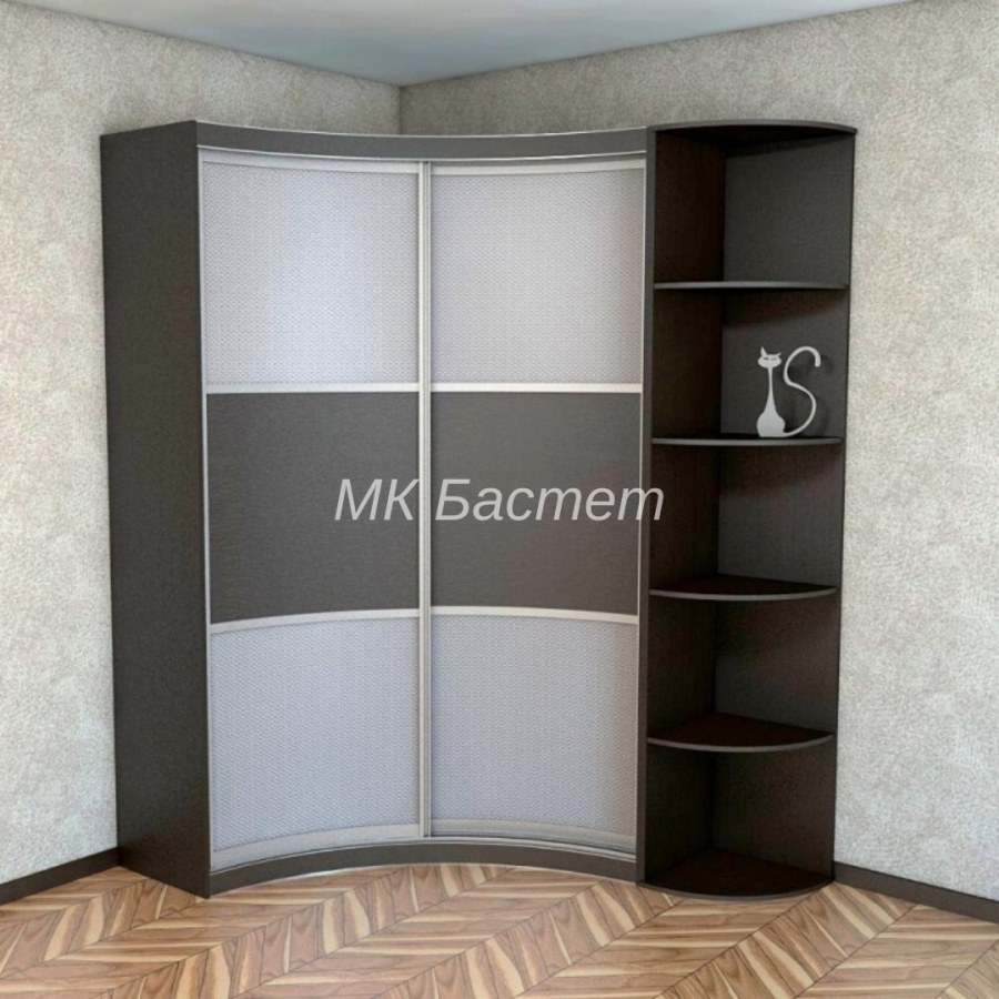 Шкаф угловой 1400х1400 радиусный