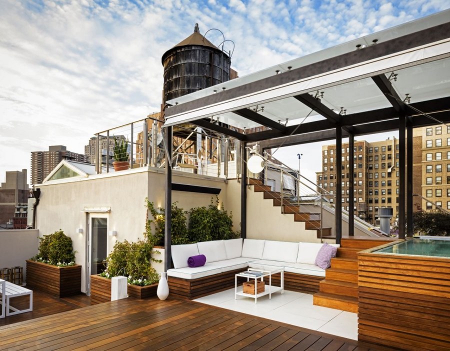 Терраса на крыше