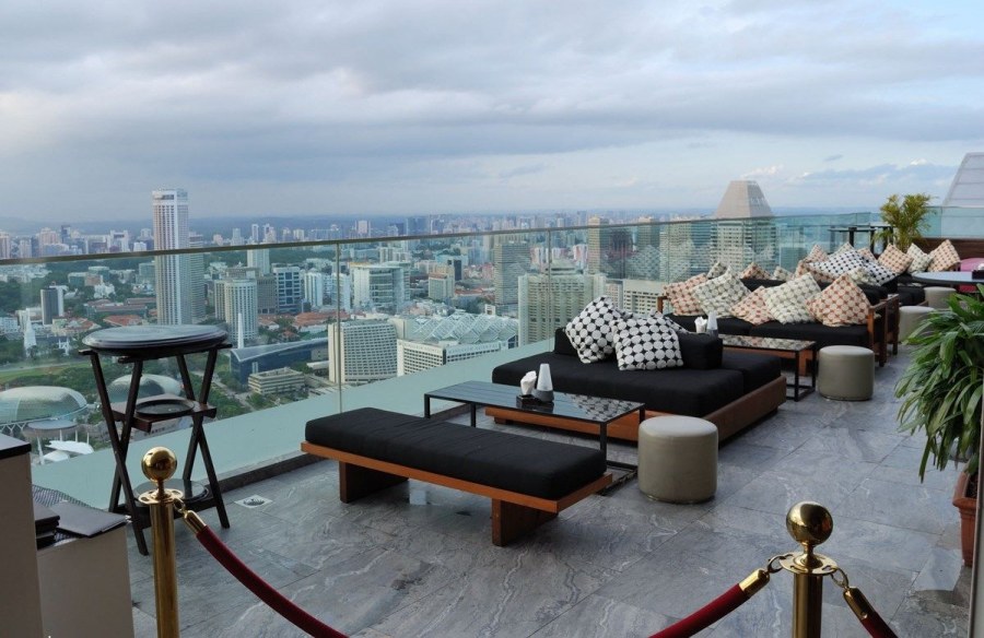 Сингапур отель Марина Бэй ресторан