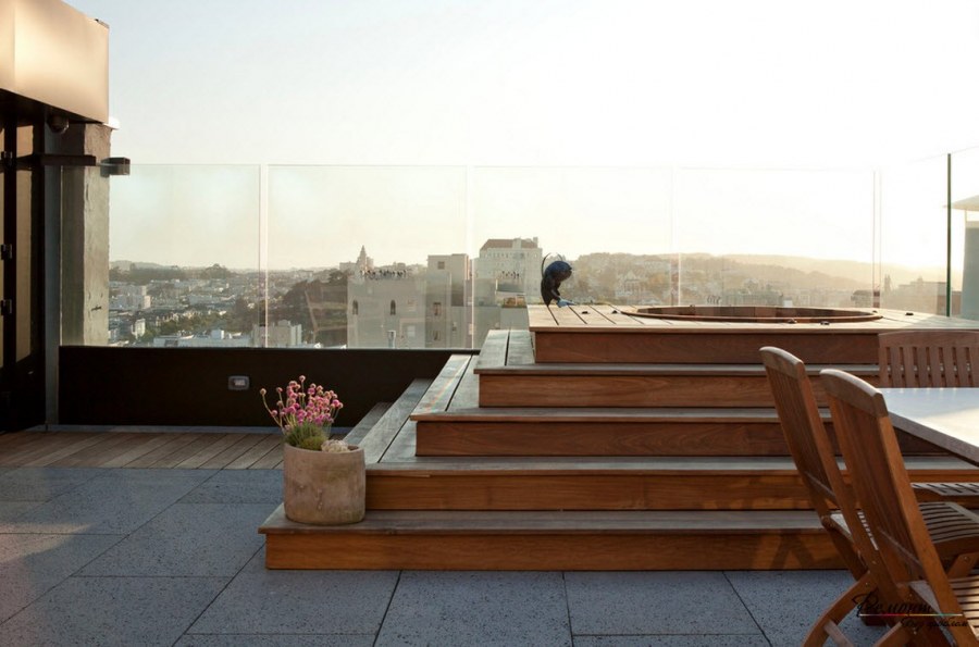 Терраса в пентхаусе Краснодар