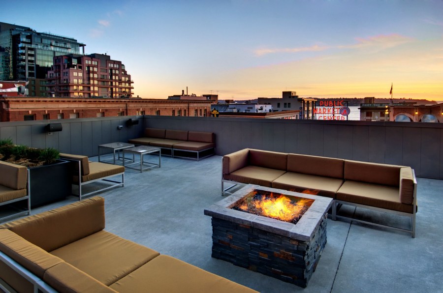 Лаунж бар на крыше