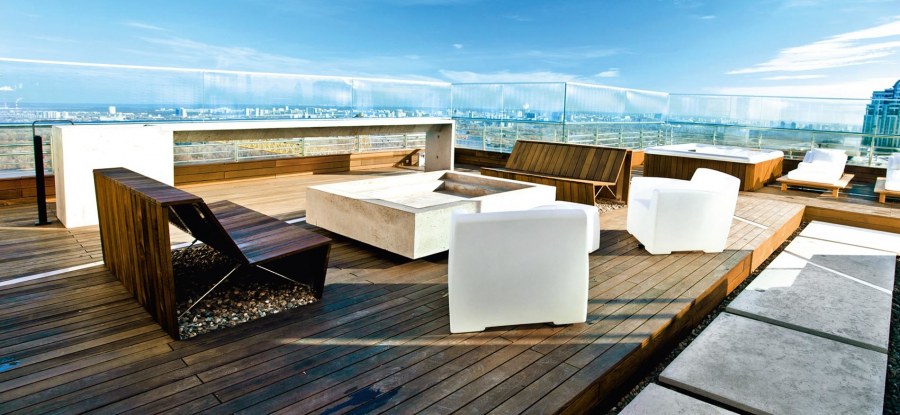 Пентхаус с верандой в стиле лофт