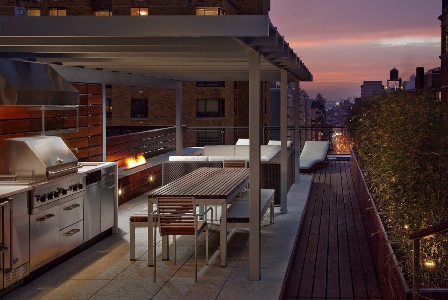 Барбекю с крышей