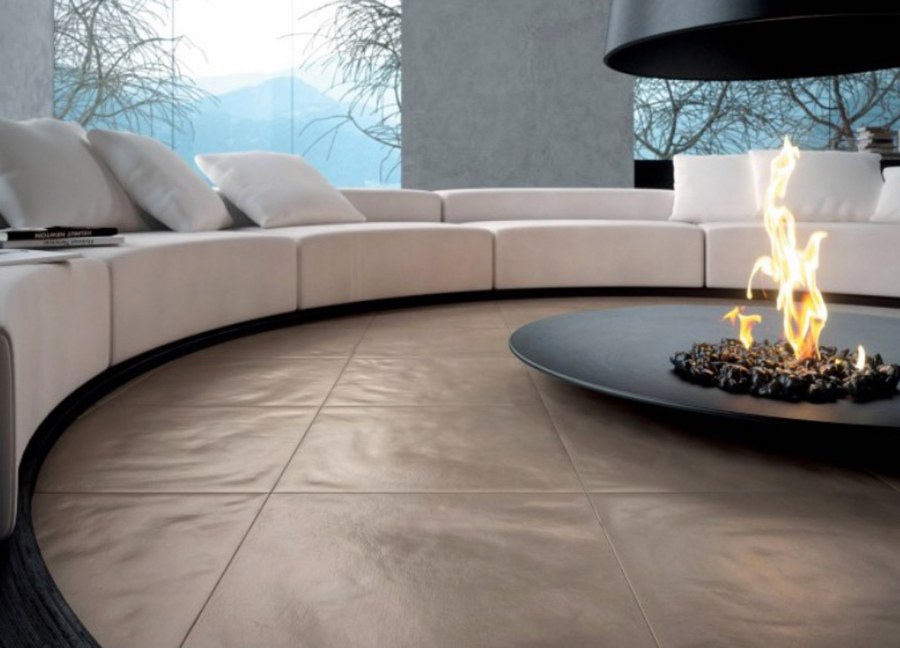 Углубление в полу в гостиной