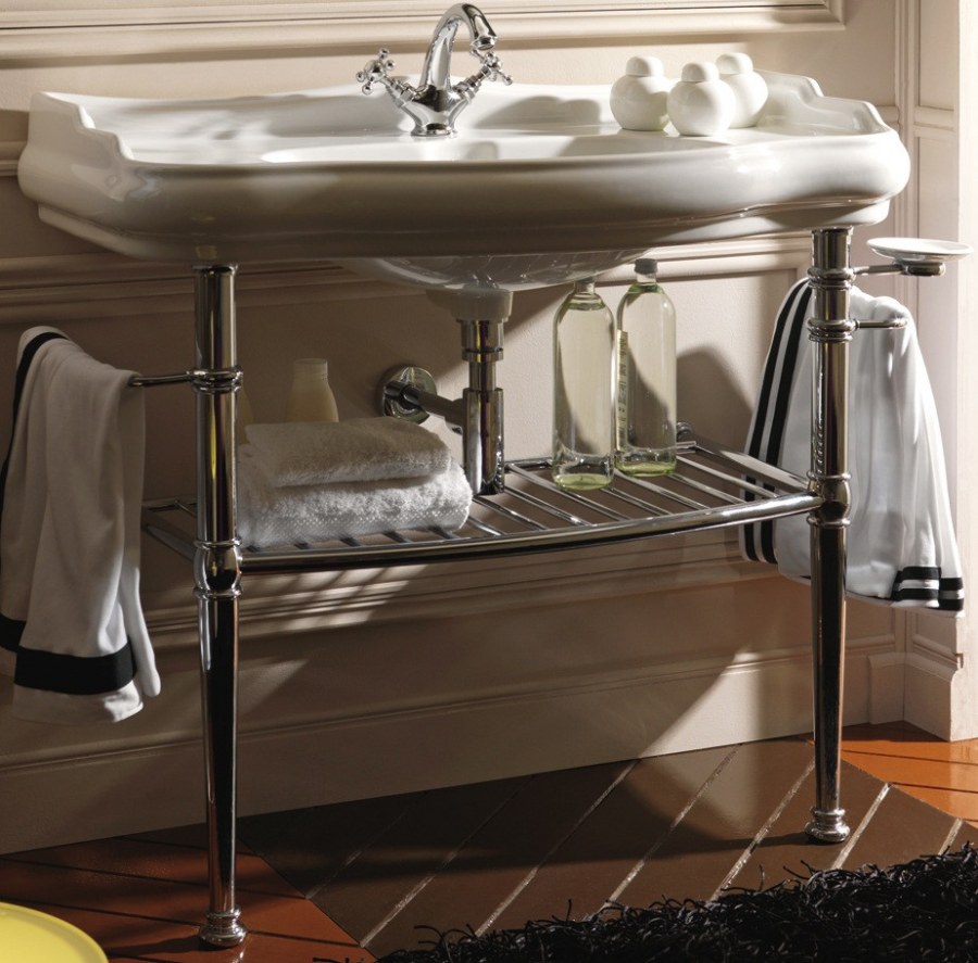 Раковина Керасан ретро 1050 с консолью