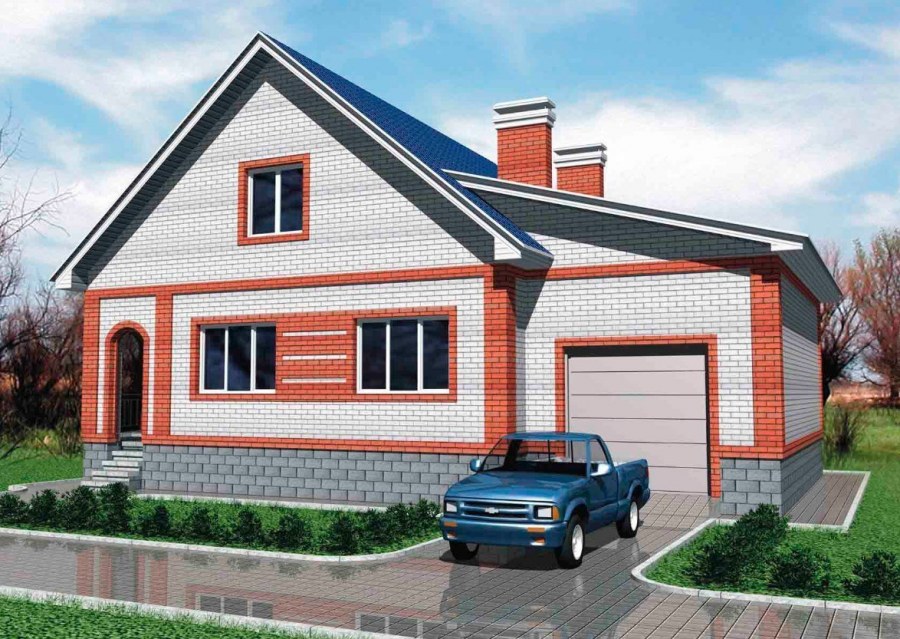 Дом с гаражом
