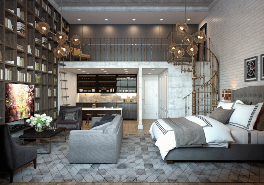 Лофт студия 64 м2