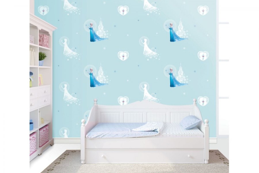 Голубая детская комната