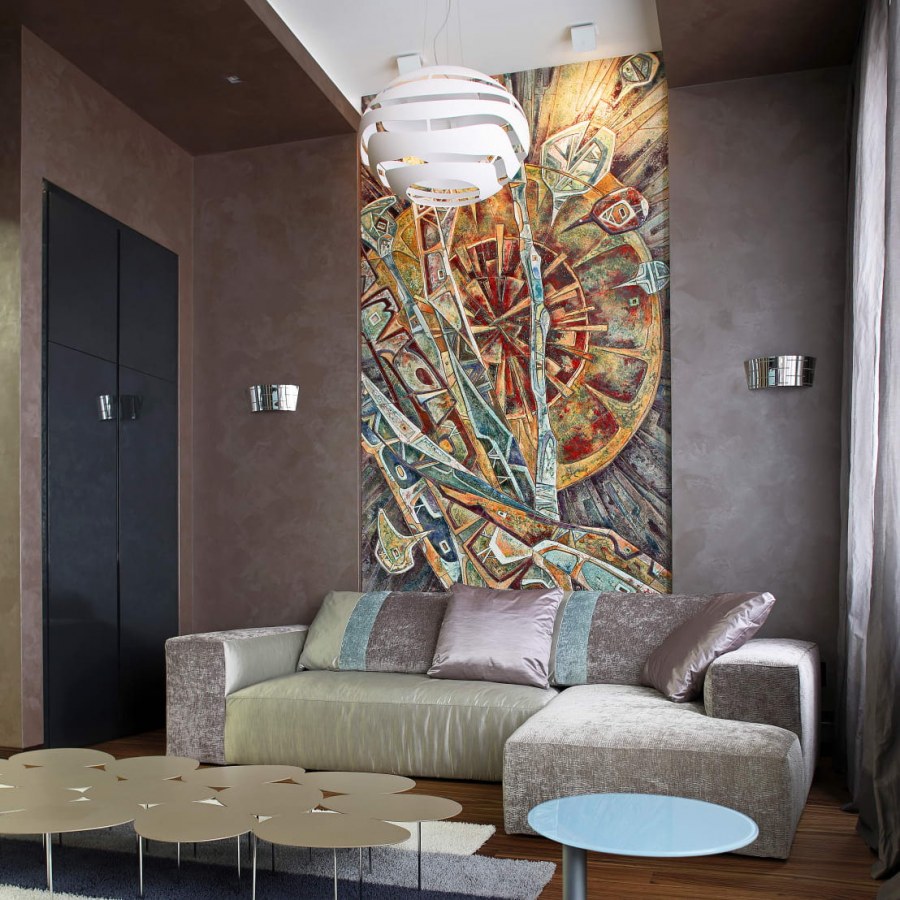 Декоративное панно в интерьере