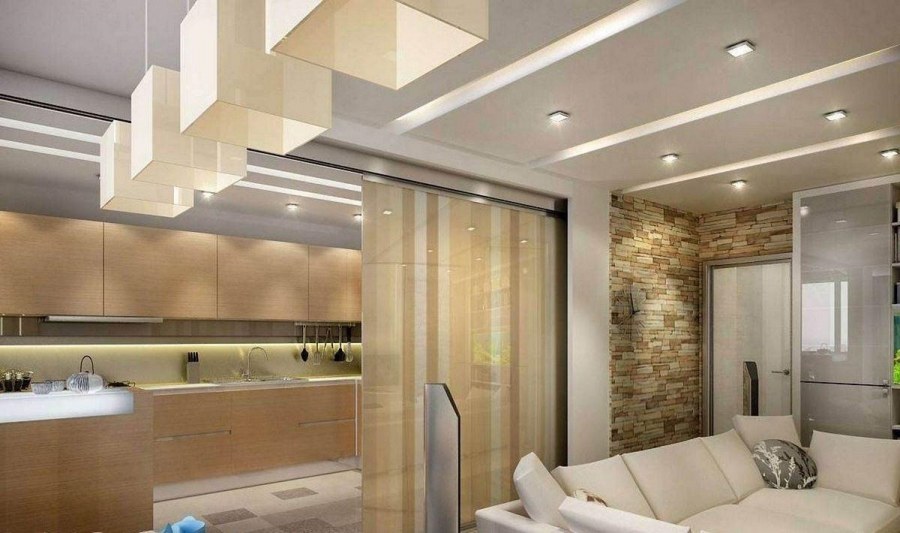 Кухня с гостинной 30кв