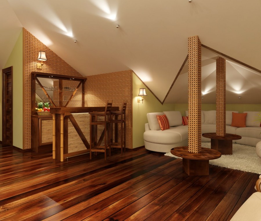 Дизайнерский дом внутри