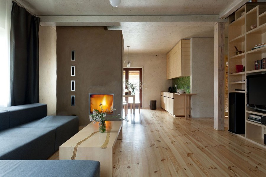 Частный дом обычный внутри