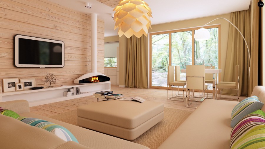 Интерьер однокомнатной квартиры 35 кв