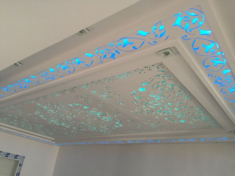 Потолок своими руками идеи