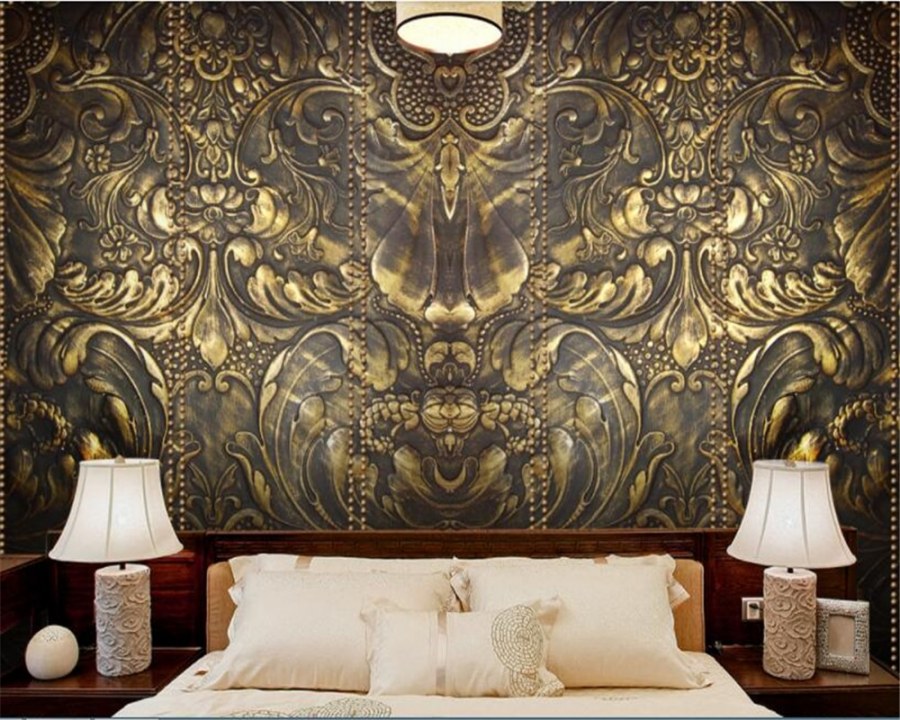 Фотообои с золотом