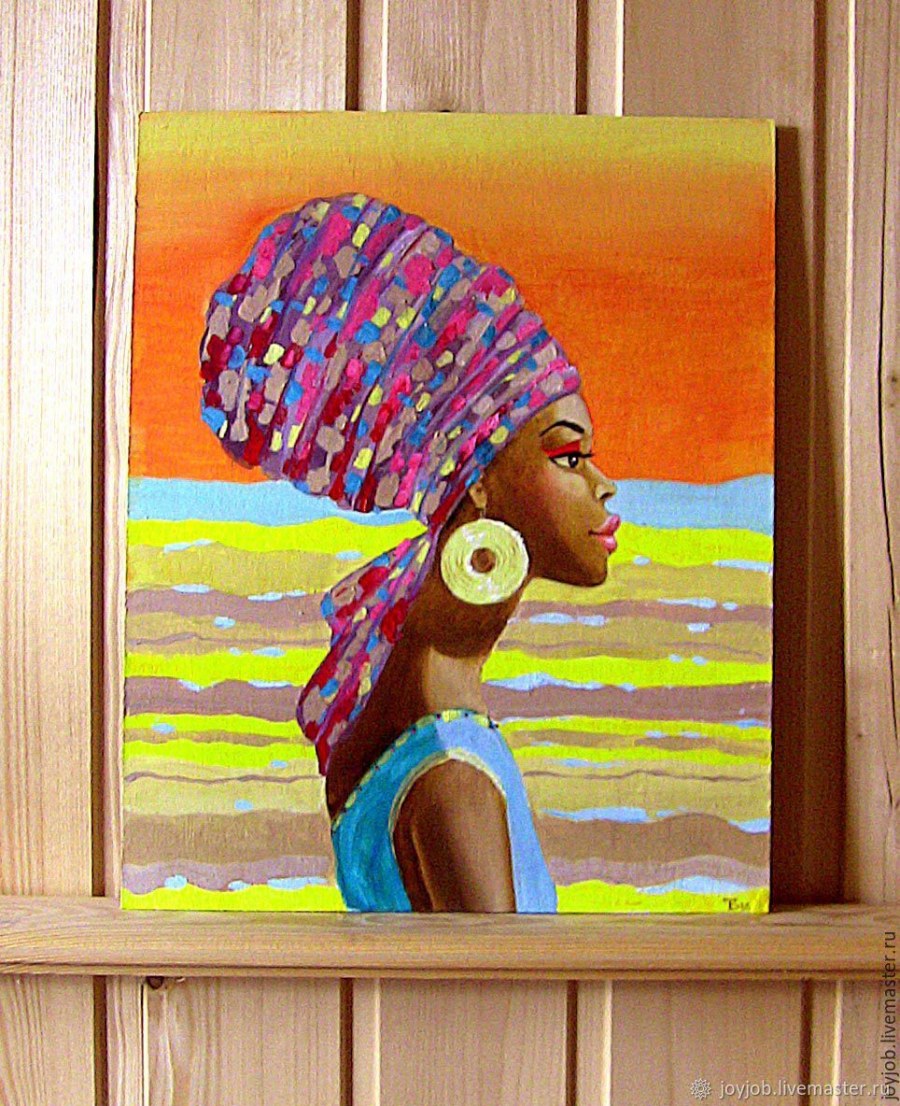 Панно на стену в африканском стиле