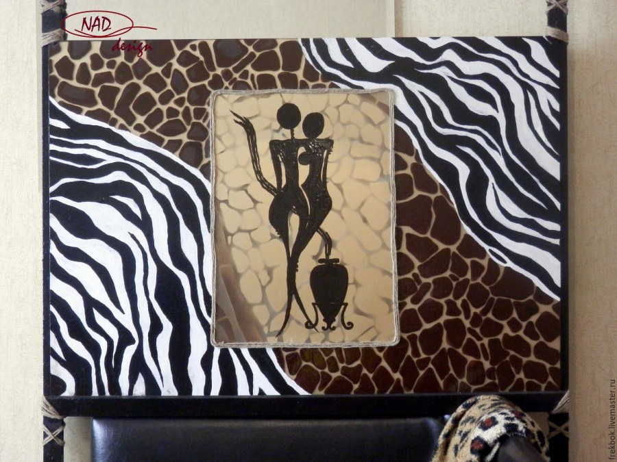 Африканские узоры на коже