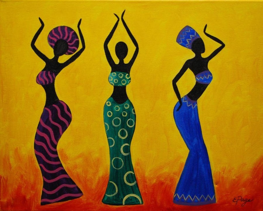 Картины в африканском стиле