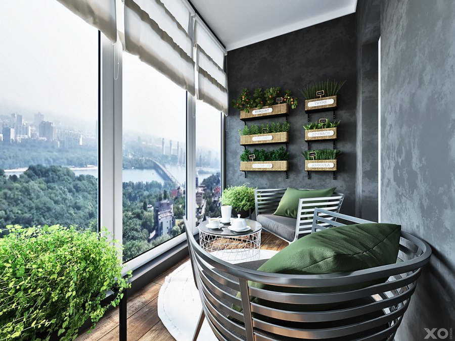 Отделка лоджии террасной доской