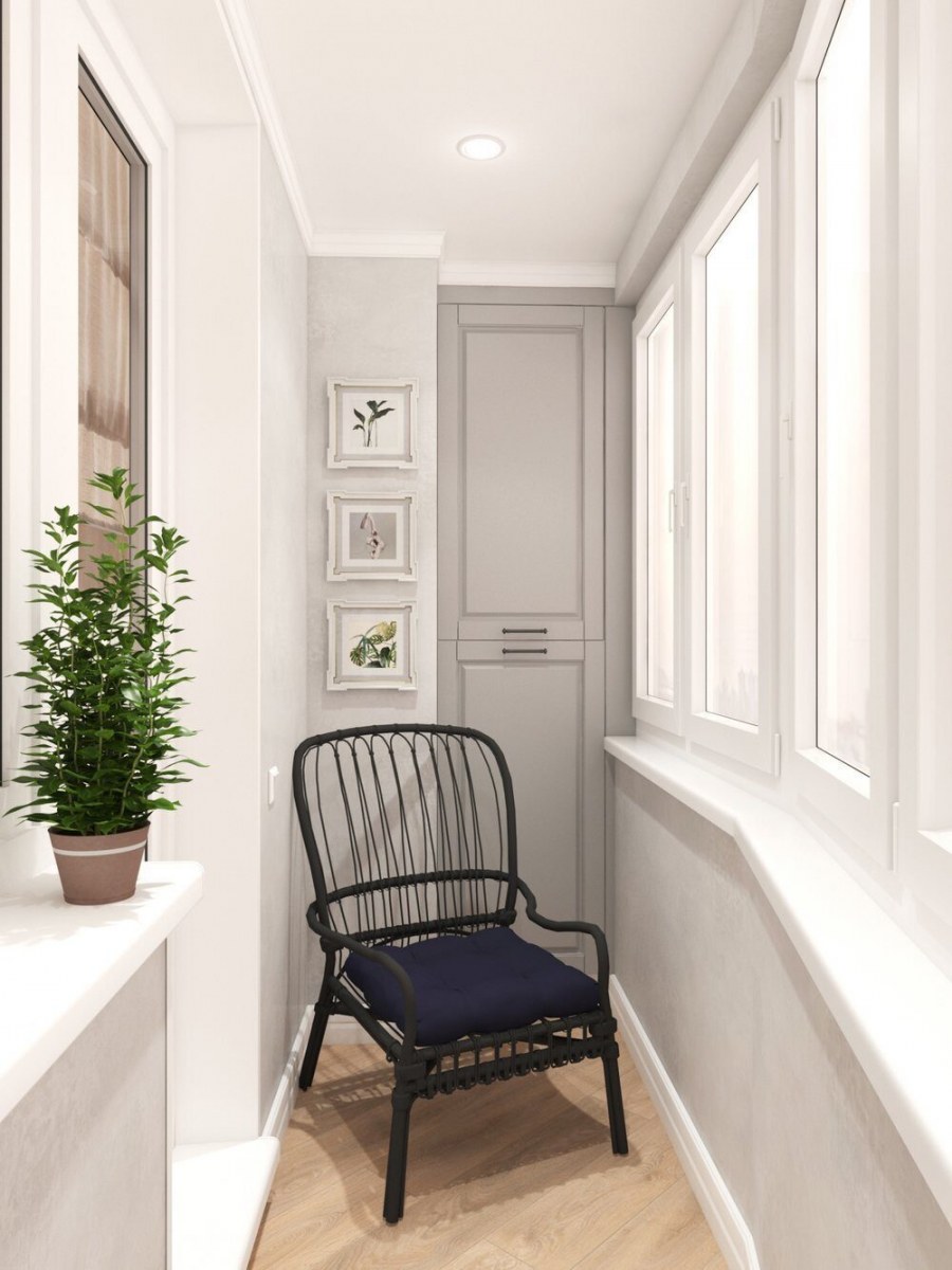 Отделка лоджии