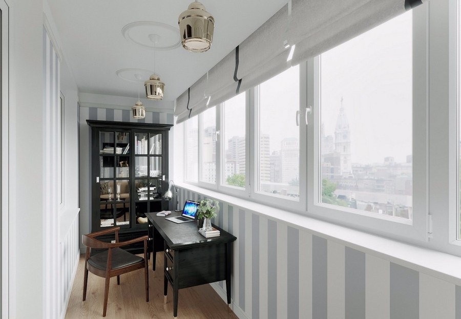 Балкон в стиле Неоклассика