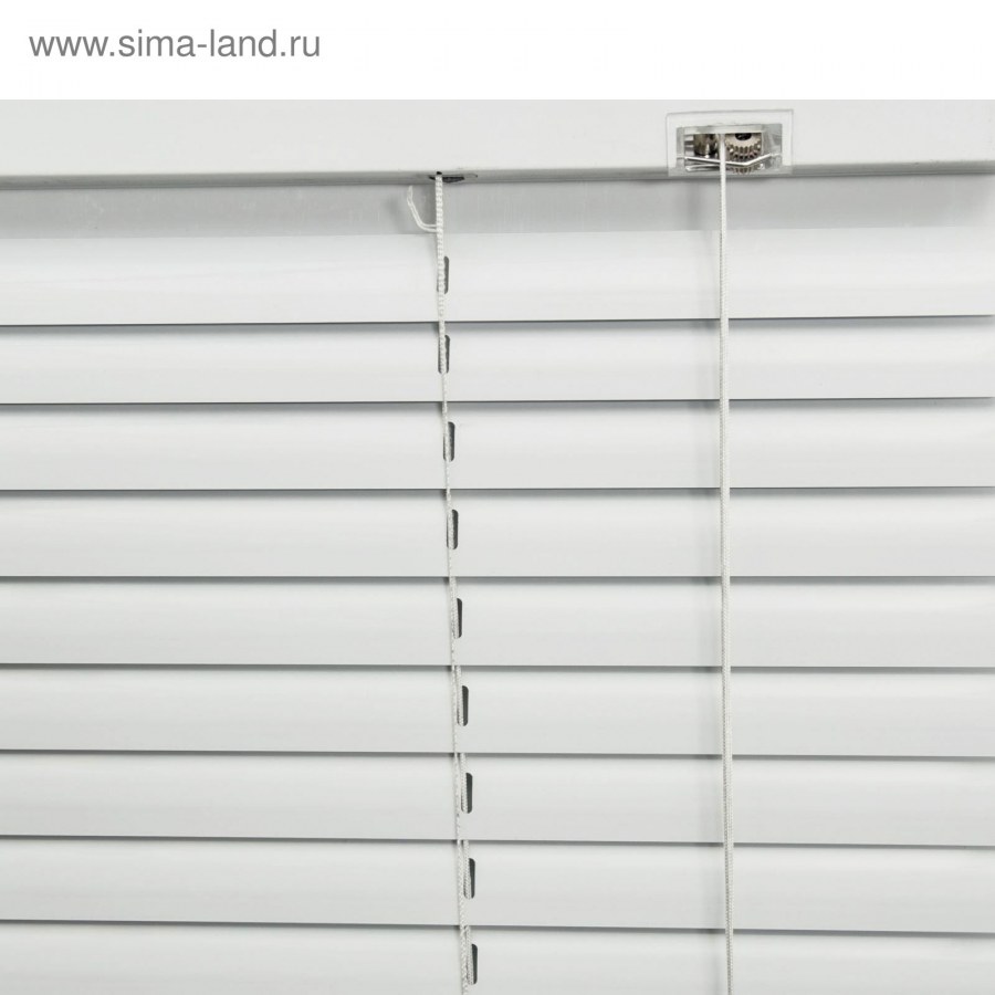 Жалюзи горизонтальные Ugo Loks 80х160см белый глянец 25мм, арт.вн048-80
