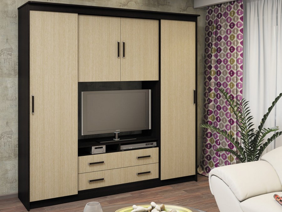 Шкаф-купе уют-4 (Пеликан)