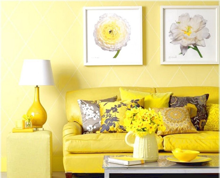 Mellow Yellow цвет в интерьере