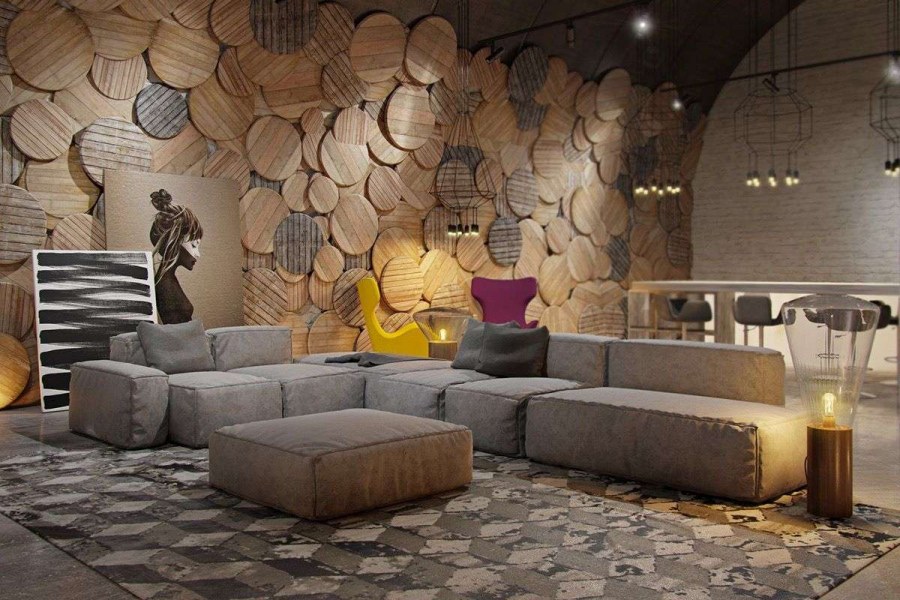 Креативная отделка стен