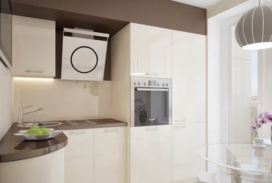 Современная маленькая кухня