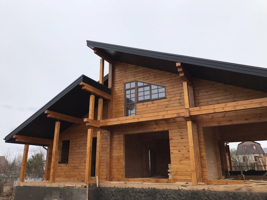 Краска для фасадов деревянных домов