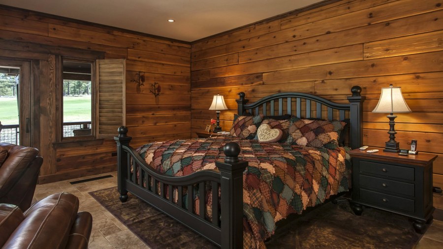 Дом из бруса цвет тиковое дерево