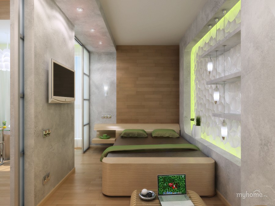 Однокомнатная квартира в эко стиле