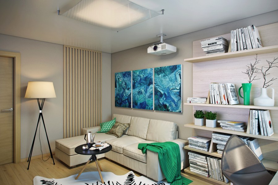 Эко стиль интерьера маленькой квартиры